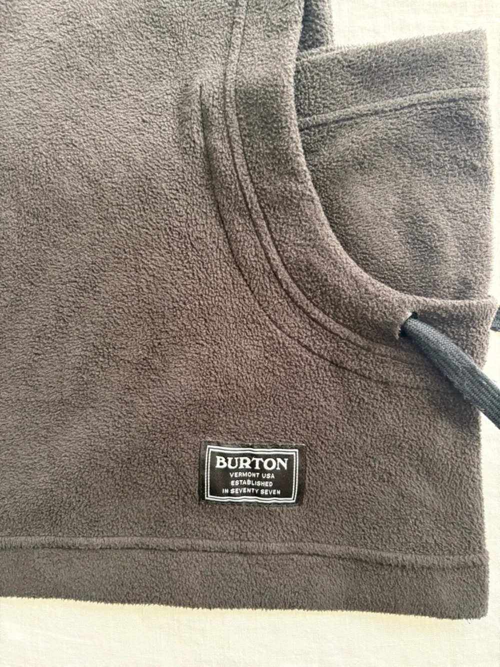 Burton Brown Fleece Hooded Pullover